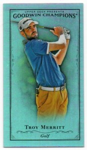 2016 Upper Deck Goodwin Champions Mini Black Metal Magician 34 Troy Merritt /16