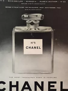 Esquire 1955 anuncio de arte original Chanel No 5 perfumes - Imagen 1 de 1