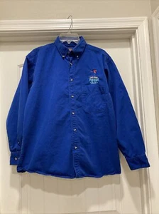 Mens Royal Blue Shirt Blue Generation Captain Morgan’s Parrot Bay SZ L - Picture 1 of 9