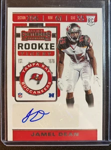 Jamel Dean AUTO~True RC Contenders Rookie Ticket 2019 Panini Autograph SP #218 - Picture 1 of 2