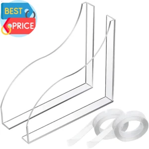 2 Pcs Bathroom Shower Splash Guard for Tub Bathtub Water Guards Shower Water - Picture 1 of 12