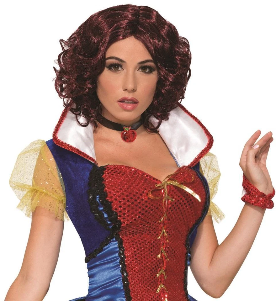 Peluca Princesa Más Hada Blancanieves Elegante Vestir Halloween Adulto Disfraz Accesorio Foto 1 de 1