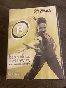 Zumba B Basic Steps Level 1 Review Choreography DVD & CD Set New Sealed - Picture 1 of 2