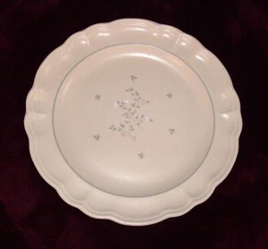 REMEMBRANCE 2 DINNER PLATES Pfaltzgraff 10.5" Floral Center - Picture 1 of 5