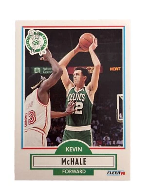 Excellent: Vintage 1990-91 FLEER Kevin McHale Boston Celtics Trading Card - Image 1 of 2