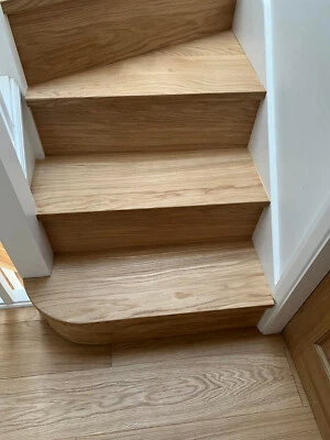 Oak Stairs steps Cladding Kit  For Stairs,13 tread and 14 risers - Image 1 of 4