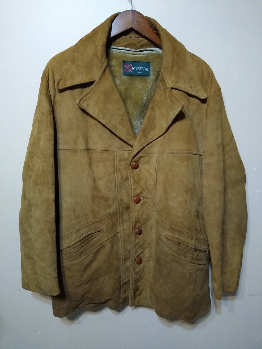 ジャケット・アウター McGREGOR SUEDE LEATHER PANEL KNIT JACKET s-l400.jpg