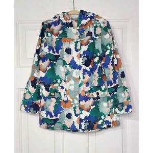 Girls Gymboree Go Outside Hooded Jacket S (5-6) Camo Print - Picture 1 of 6
