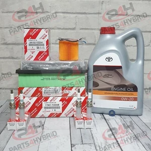 KIT DE SERVICIO LEXUS IS300H 2012-20 2018 BUJÍAS DE ACEITE GENUINAS 0W20 Y TODOS LOS FILTROS - Imagen 1 de 1