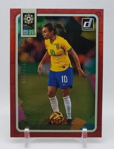 MARTA 2023 Donruss Womens World Cup Soccer Red /299 #202 Brazil