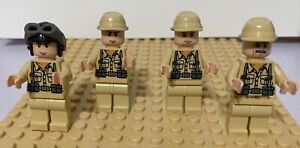LEGO German Soldier  Indiana Jones lot of 4 minifigures (SOLDER 1, 2, 3 AND 4)