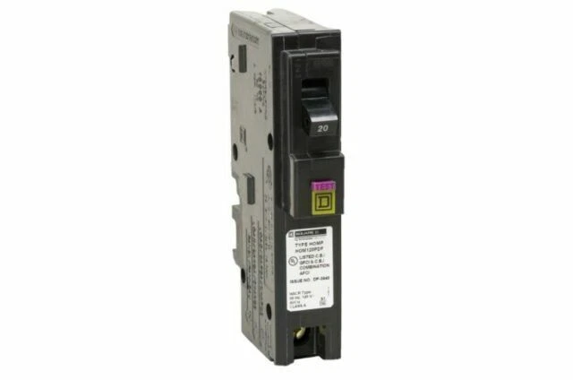 Square D HOM120PDF 120V 20A Single-Pole Circuit Breaker
