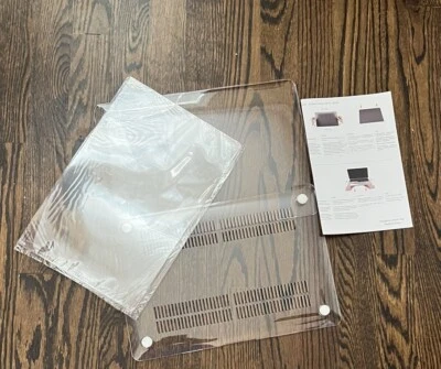 Mosiso Clear Plastic Laptop Cover Screen Protector MacBook Air 13" Case - Image 1 of 4