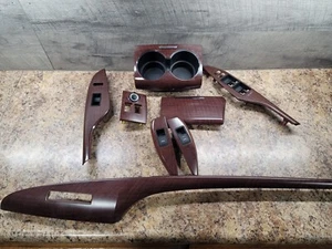 2011-2014 Toyota Sienna Woodgrain Trims Door Dashboard OEM 8 pieces - Picture 1 of 8