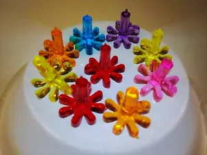 25 Candle Blossom Bulb Lights for Ceramic Christmas Trees (8 COLORS) - Picture 1 of 8