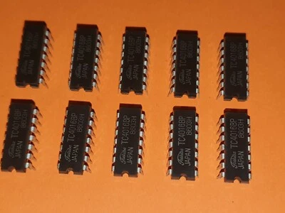 10x TC4016BP Quad Bilateral Switch Toshiba DIP-14 CD4016 - Image 1 of 3