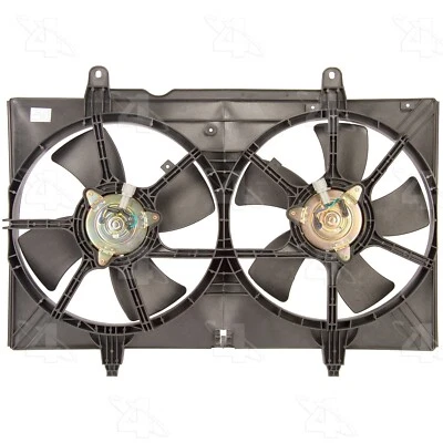 Dual Radiator and Condenser Fan Assembly 4 Seasons For 2004-2009 Nissan Quest Foto 1 de 3