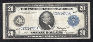 FR. 979a 1914 $20 FRN FEDERAL RESERVE NOTE CLEVELAND, OH VERY FINE - Picture 1 of 2