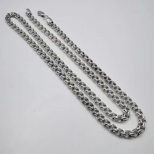 Vintage Beautiful Jewelry Chain, 925 Sterling Silver, Signed 26,08g - Picture 1 of 8