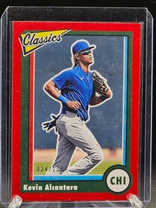 Panini Chronicles Classics 2023 Kevin Alcantara rojo/verde/100 - Chicago Cubs - Imagen 1 de 2