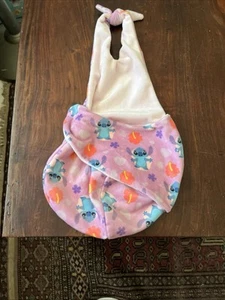 Disney Babies Pink & Blue Stitch Baby Angel REPLACEMENT Swaddle Blanket Only - Picture 1 of 5