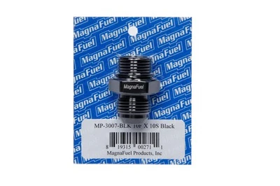 MagnaFuel #10an a #10an montaje recto negro MP-3007-BLK Foto 1 de 3