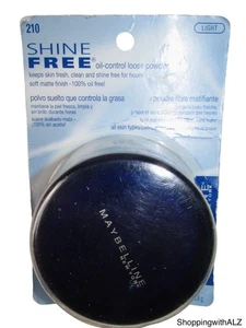 NEW Maybelline Shine Free Oil Control Loose Powder Light # 210 WORN PACKAGING - Picture 1 of 1