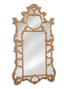 Maitland Smith Ferretti Mirror Gold Leaf Baroque Oversized Wall Mirror 87" - Picture 1 of 5