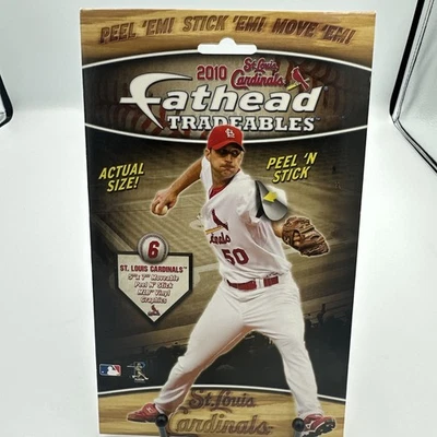 2010 Fathead Tradeables St. Louis Cardinals MLB Peel ’N Stick Vinyl Graphics New - Image 1 of 4