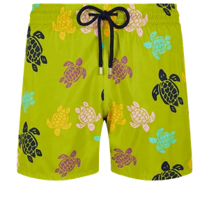 Vilebrequin Mahina Swim Short Ronde Des Tortues Matcha - Picture 1 of 3