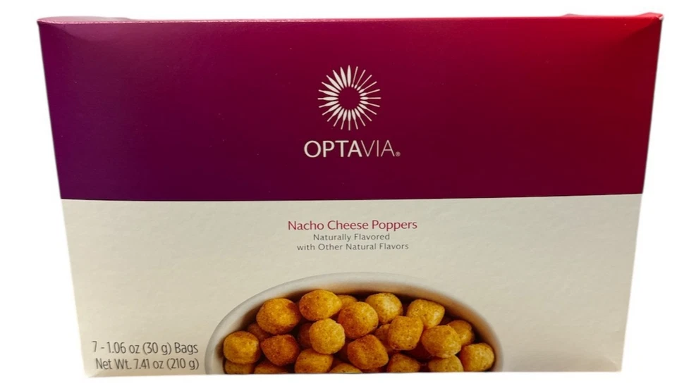 Optavia Nacho Cheese Poppers 7 Bags - New - Exp 12/26 - Image 1 of 1