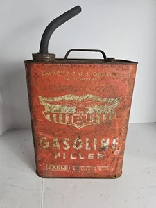Vintage ADLER Benzinkanister 2 Liter rot Metall Benzinkanister nur Display Nr. 1002 - Bild 1 von 8