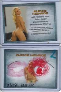 Alexis Monroe Collectors Expo Signed & Kissed Card Trading #2 Model - Imagen 1 de 1