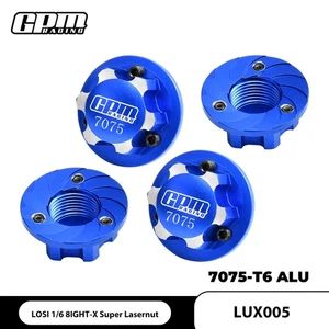GPM 7075 Alloy Wheel Nut (+17mm) For LOSI 1/6 8IGHT-X Super Lasernut ARRMA 6S - Picture 1 of 10
