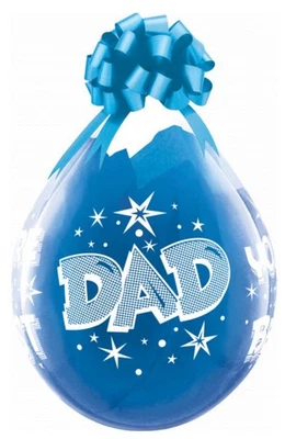 QUALATEX 18 PULGADAS REDONDO PAPÁ YOU’RE THE BEST GLOBOS DE RELLENO DE LÁTEX (Paquete de 25) Foto 1 de 3