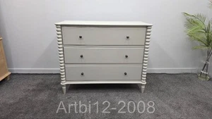 John Lewis Bobbin 3 Drawer Chest, Grey RRP£499 (5148) - Picture 1 of 7