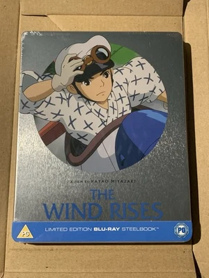 The Wind Rises Limited Edition Steelbook Blu-ray UK - NEW & SEALED - Image 1 of 4