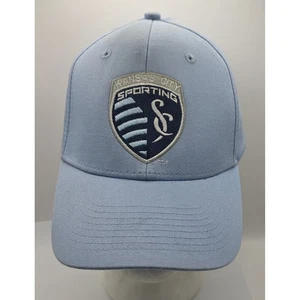 Sporting Kansas City MLS Soccer Hat Cap Adult Strapback Baby Blue - Picture 1 of 11
