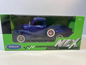1953 Chevy 3100 New In The Box Diecast Model in 1/24 Scale by Welly / NEX - Picture 1 of 7