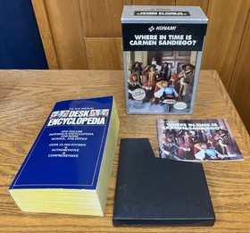 Where in Time is Carmen Sandiego Nintendo NES BOX Set - NO GAME