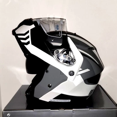 HJC C91 Kaon Motorcycle Helmet Modular Sunscreen Gray XXL 2XL USA DOT Foto 1 de 4