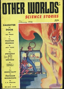 OTHER WORLDS SCIENCE STORIES February 1956 Jack Vance story - Foto 1 di 3