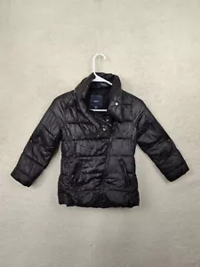 GapKids Boys Jacket Small Black 100% Polyester Full Zip Regular Puffer Outerwear - Picture 1 of 18