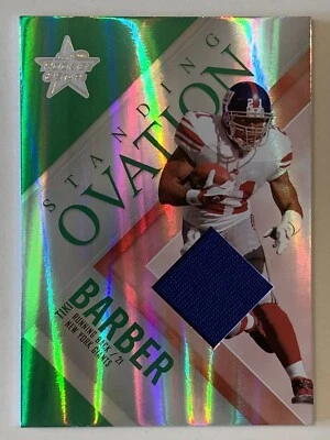 2007 Leaf Rookies & Stars Standing Ovation Tiki Barber Jersey #'d 22/150 - Image 1 of 2