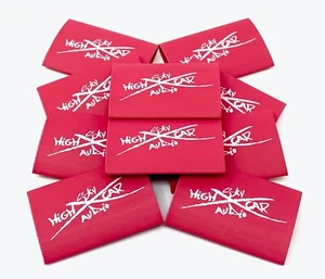 (10) 2/0 or 1/0 Gauge Heat Shrink Tube 1.5 x 2" Ring Terminal Tubing - Red - Picture 1 of 3