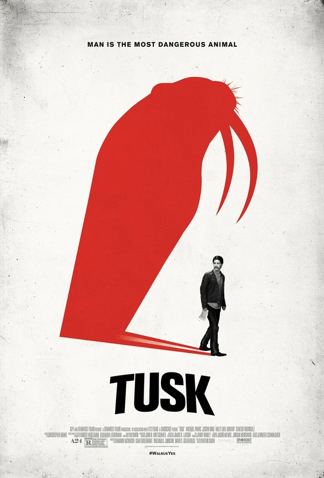 Tusk movie poster (b) - Justin Long, Kevin Smith - 11 x 17 inches