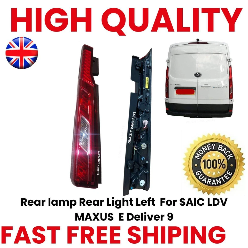 Rear lamp Rear Light Left For SAIC LDV MAXUS E Deliver 9 - Image 1 of 4