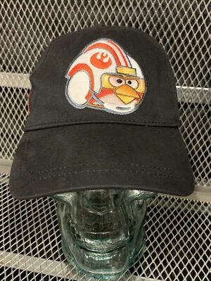 Angry Birds Star Wars Black Hat Baseball Cap Snap Back NEW - Image 1 of 4