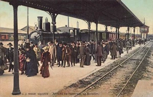Suisse - Genève - Arrivée de l'express du Simplon - Ed. Jullien Frères 5648 - Picture 1 of 2