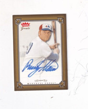 2004 RUSTY STAUB FLEER GREATS   AUTO/AUTOGRAPH  NEW YORK METS/ MONTREAL EXPOS